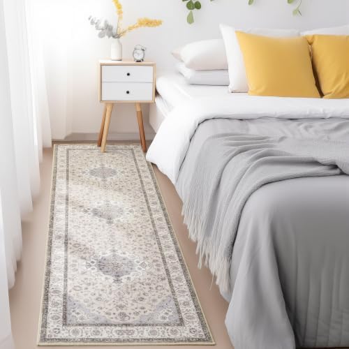 Ophanie Beige Wool Area Rugs 2x6 for Bedroom Living Room, Fluffy Shag Fuzzy Carpet, Plush Shaggy Rug, Indoor Carpet for Kids Boys Dorm Home Decor Aesthetic, Nursery with 99 pcs Pile fibers - Image 3