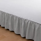 Bed Skirt Twin Size Ruffled Bed Skirts with Split Corners - Image 5