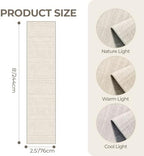 2'6'' x 8' Runner Rug Non Slip,Washable Kitchen Rugs,Beige - Image 2