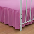 Bed Skirt Twin Size Ruffled Bed Skirts with Split Corners by xuandian