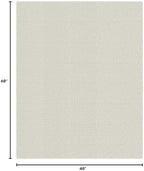 EARTHALL Washable Area Rug, Non Slip Entryway Rug, 4x5 Ft, Cream/Grayish - Image 2