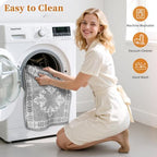 3 Piece Kitchen Rugs Set, Non Slip Washable Floor Mats with Water Absorbent - Image 5