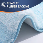 OLANLY Bathroom Runner Rug 54x24, Extra Soft Absorbent Microfiber Bath Rugs - Image 5