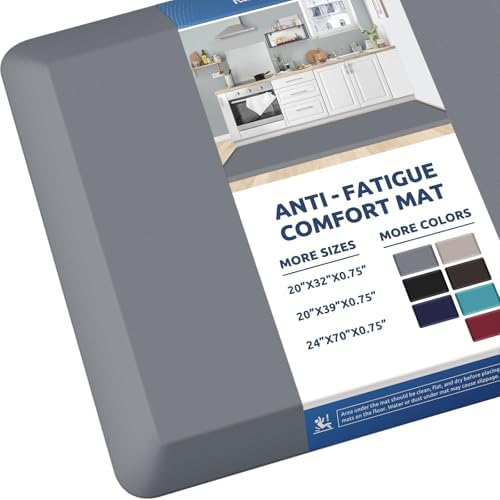 0.8" Thick Kitchen Mat Cushioned Anti Fatigue Rug Comfort Floor Mats by KitchenClouds