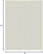 EARTHALL Washable Entryway Rug, Non Slip Doormat, 3x4 Ft, Cream/Grayish - Image 2