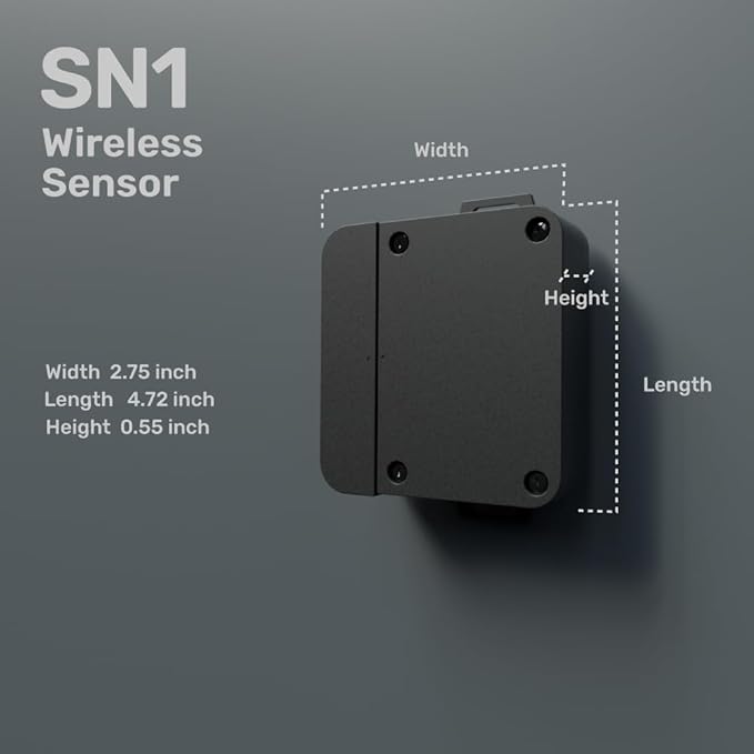 TMT SN1 Wireless Smart Door Sensor, WiFi Window Alarm Sensor Up to 164 Feet, Wireless Contact Sensor for Home Security, Smart Home Devices Compatible with with ChowBOX