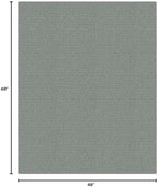 EARTHALL Washable Area Rug, Non Slip Entryway Rug, 4x5 Ft, Green/Grey - Image 2