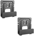 Mount Plus MP-06-02 2 Pack Cable Box Mount and Modem Mount for Wide Range of Media Players, Cable Boxes, Modems, DVD Players, Game Console (2 Pack Wide)