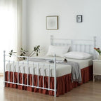 Bed Skirt King Size Ruffled Bed Skirts with Split Corners - Image 6
