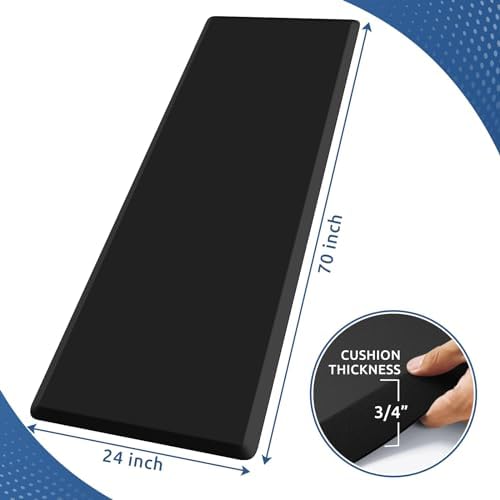 0.8" Thick Kitchen Mat Cushioned Anti Fatigue Rug Comfort Floor Mats - Image 2