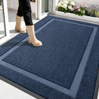 OLANLY Front Door Mat Outside 59x40, All-Season Heavy-Duty Rubber Doormat by OLANLY