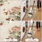 KIMODE Christmas Decor Kitchen Mats Cushioned Anti Fatigue,Beige Decoration - Image 6