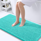 OLANLY Bathroom Runner Rugs 40x24, Extra Soft Absorbent Chenille Bath Rugs by OLANLY
