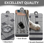 Kitchen Mats for Floor, Non Slip Kitchen Rugs, 17x47 Grey - Image 5