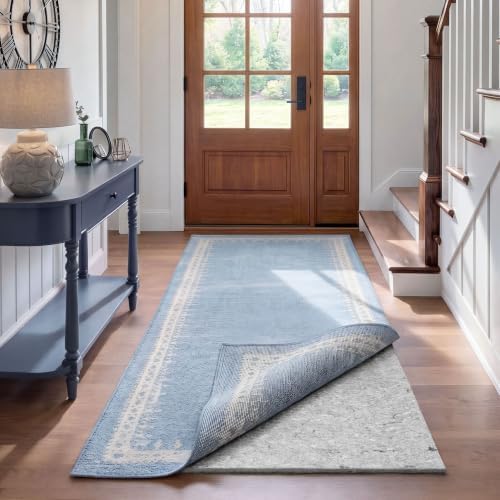 RUGPADUSA - Dual Surface - 2'6" x 7' - 3/8" Thick - Felt + Rubber - Enhanced Non-Slip Rug Pad - Adds Comfort and Protection - for Hard Surface Floors - Image 2