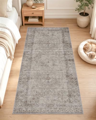 OLANLY 2x5 Washable Runner Rug, Soft Non Slip Carpet for Hallway Kitchen by OLANLY
