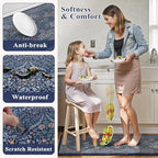 Collive Anti Fatigue Mats for Kitchen Floor, Dark Blue Kitchen Rugs - Image 6