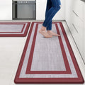 Mattitude Kitchen Mats Set of 2,Cushioned Anti-Fatigue Non-Skid Rug Sets by Mattitude
