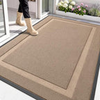 OLANLY Front Door Mat Outside 71x47, All-Season Heavy-Duty Rubber Doormat by OLANLY
