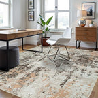 8x10 Area Rugs for Living Room Washable Bedroom Dining Room Brown Beige - Image 3