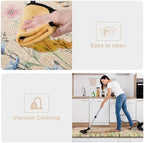 KIMODE Anti Fatigue Kitchen Mats for Floor,Farmhouse Brown Kitchen Rugs Set - Image 5