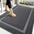 OLANLY Front Door Mat Outside 59x34, All-Season Heavy-Duty Rubber Doormat by OLANLY