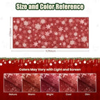 2x5 Christmas Runner Rug for Hallway,Washable Kitchen Rugs,Red - Image 2