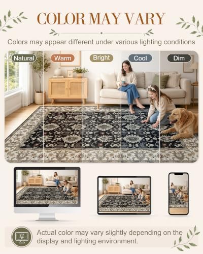 OLANLY 2x10 Washable Runner Rug, Soft Non Slip Carpet for Hallway Kitchen - Image 2