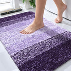 OLANLY Small Bathroom Rugs 24x16, Extra Soft Absorbent Microfiber Bath Rugs by OLANLY