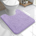 OLANLY Toilet Rugs U-Shaped 20x20, Soft Absorbent Chenille Contour Rugs by OLANLY