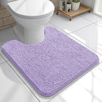 OLANLY Toilet Rugs U-Shaped 20x20, Soft Absorbent Chenille Contour Rugs by OLANLY