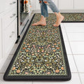 Collive Anti Fatigue Mats for Kitchen Floor, Padded Runner Rugs Sets of 2 by Collive