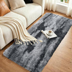 Noahas 2x10 Grey Fluffy Soft Runner Rug Non-Slip for Bedroom Dorm Hallway - Image 3