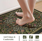 Collive Kitchen Mats Cushioned Anti Fatigue, Olive Green Kitchen Rugs - Image 3