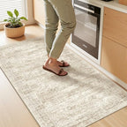 2x4 Rug Runners for Hallways Non Slip,Beige - Image 3