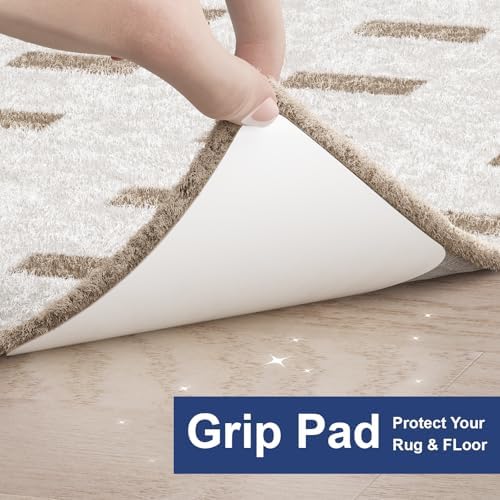 Home Techpro 12 PCS Rug Tape, Gripper for Rug for Hardwood Floors, Double Sided Reusable Under Rug Carpet Tape Stickers, Rug Anti Slip Grips for Area Rugs, Non Slip Rug Pads - Image 6