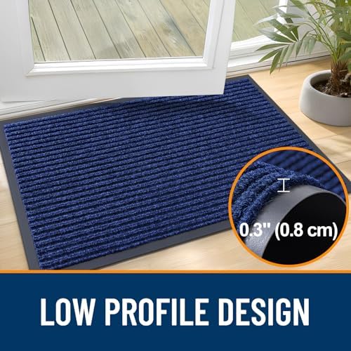 OLANLY Front Door Mat 59x34, Waterproof Heavy-Duty Indoor Outdoor Doormat - Image 4