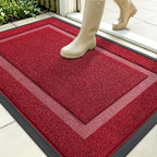 OLANLY Front Door Mat Outside 35x23, All-Season Heavy-Duty Rubber Doormat by OLANLY