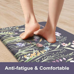 KIMODE Anti Fatigue Kitchen Mat for Floor, 17.3"x29" Farmhouse Kitchen Rug - Image 3