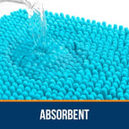 OLANLY Bathroom Rugs 36x24, Extra Soft Absorbent Chenille Bath Rugs - Image 4