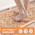 Collive Fall Kitchen Rugs Sets of 2 Non Slip Washable, 20"x47"+20"x32" - Image 3