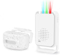 GREENCYCLE Outdoor Motion Sensors with Alarm, Driveway Alarms Wireless Outside Weatherproof, Motion Detection Chime IP64 Waterproof 900ft Long Range Loud Chime Protect Property Security Alert System