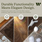 WaterHog Boxwood Front Door Mat Indoor Outdoor Entrance, All-Weather Mats - Image 6