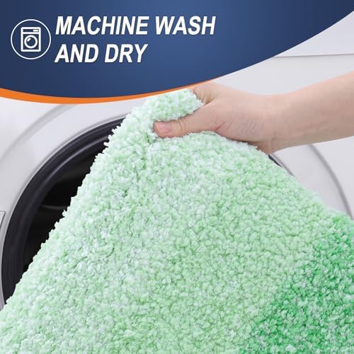 OLANLY Bathroom Runner Rug 47x20, Extra Soft Absorbent Microfiber Bath Rugs - Image 5