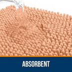OLANLY Bathroom Rugs 35x24, Extra Soft Absorbent Chenille Bath Rugs - Image 4