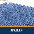 OLANLY Large Bathroom Rugs 44x32, Extra Soft Absorbent Chenille Bath Rugs - Image 4