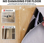 Reusable Rug Tape Grippers,Carpet Tape No Damaging for Hardwood Floors 20Pc - Image 3