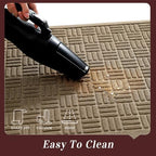 Mibao Front Door Mat Outside Entrance, 47" x 32", Heavy Duty Welcome Mat, Stain and Fade Resistant, Dirt Trapper Doormat, Super Absorbent Indoor Outdoor Entryway Mat with Non-Slip Backing, Beige - Image 5