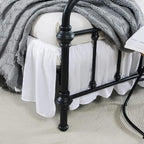 Bed Skirt Queen Size Ruffled Bed Skirt with Split Corners - Image 4