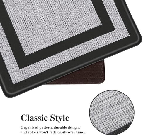 Mattitude Kitchen Mats Set of 2,Cushioned Anti-Fatigue Non-Skid Rug Sets - Image 3